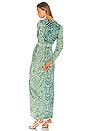view 3 of 3 VESTIDO LARGO IRENE in Green