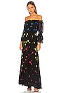 view 1 of 4 ROBE MAXI AMOS in Black