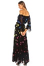 view 3 of 4 ROBE MAXI AMOS in Black