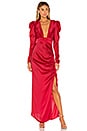 view 1 of 3 x REVOLVE Poppy Deep V Gown in Bright Red