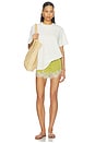 view 5 of 6 Drawstring Shorts in Olive