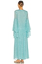 view 3 of 4 Lurex Kimono in Aqua