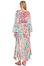 view 4 of 5 Ivy Kimono in Mint Green & Coral