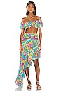 view 5 of 6 X REVOLVE Rosa Skirt in Blue Floral