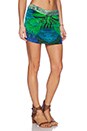 view 2 of 3 Printed Skirt in Night Jungle