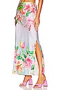 view 3 of 5 LORA 롱 스커트 in Multicolor Hibiscus