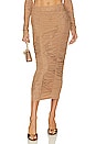 view 1 of 5 Midi Skirt in Nude