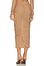 view 3 of 5 Midi Skirt in Nude