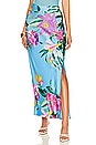 view 1 of 6 X Revolve Ocean Long Skirt With Pearl Chain in Turquoise