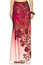 view 1 of 6 Maxi Skirt in Burgundy
