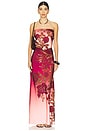 view 5 of 6 Maxi Skirt in Burgundy