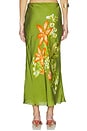 view 4 of 6 Midi Skirt in Green