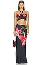 view 5 of 6 FALDA MAXI MAXI SKIRT in Black