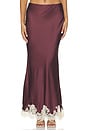 view 1 of 6 Maxi Skirt in Burgundy