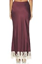 view 5 of 6 Maxi Skirt in Burgundy