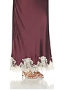 view 7 of 6 Maxi Skirt in Burgundy
