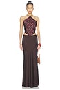 view 6 of 6 Maxi Skirt in Brown