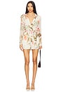 view 1 of 3 Romper in Cream Pink Multi