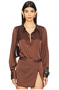 view 1 of 4 x REVOLVE Shirt in Brown