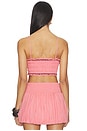 view 3 of 5 Smocking Bandeau Top in Pink