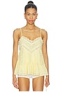 view 1 of 4 Lace Detail Top in Yellow