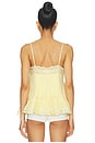 view 3 of 4 Lace Detail Top in Yellow