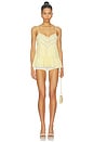 view 4 of 4 Lace Detail Top in Yellow