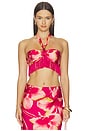 view 1 of 5 Fringe Top in Cherry