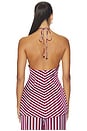 view 4 of 5 Halter Neck Top in Stripes