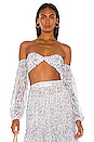 view 1 of 5 Lada Crop Top in Blue