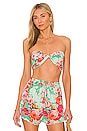 view 1 of 4 Bandeau in Mint Green & Coral