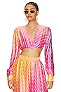 view 1 of 4 TOP CROPPED EVIE in Multi