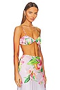 view 2 of 4 Lora Bustier in Multicolor Hibiscus