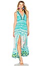 view 1 of 3 Maxi Dress in Turquoise