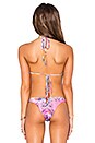 view 3 of 4 Mexico Color Bikini Top in Multi