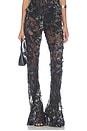 view 1 of 7 Silver Trousers in Black & Beige