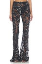 view 2 of 7 Silver Trousers in Black & Beige