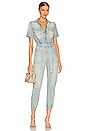 view 1 of 3 Lacey Jumpsuit in Porcelain Blue