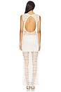 view 4 of 4 Kylan Knit Crochet Dress in White