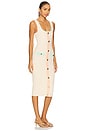 view 2 of 3 Lyle Dress in Cream, Peche & Eucalyptus