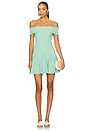 view 1 of 4 Erica Knit Dress in Metallic Eucalyptus