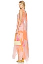 view 5 of 5 Teryn Silk Dress in Peche Primavera