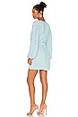 view 3 of 4 Gabrielle Robe Dress in Baby Blue