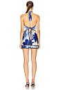 view 3 of 3 Adelaide Dress in Azure Primavera