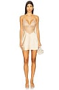 view 1 of 4 Aurora Lace Dress in Honey Beige