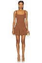 view 1 of 4 Matson Knit Dress in Metallic Hazelnut