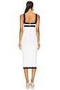 view 3 of 3 Wynra Knit Dress in Optic White & Metallic Black