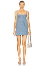 view 1 of 4 Elin Denim Dress in Crystal Mix