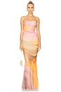 view 1 of 3 Isadore Dress in Contour Brushstroke