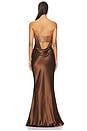 view 4 of 5 Graziella Embellished Dress in Espresso